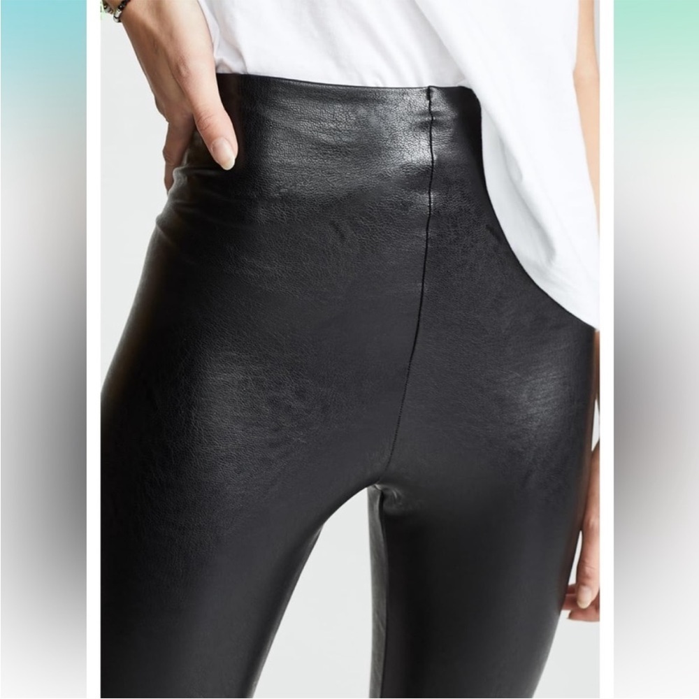 Commando Black Faux Leather Leggings - Picture 3 of 11